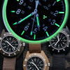 Marathorn watch Tritium lume by strapcode watch bands