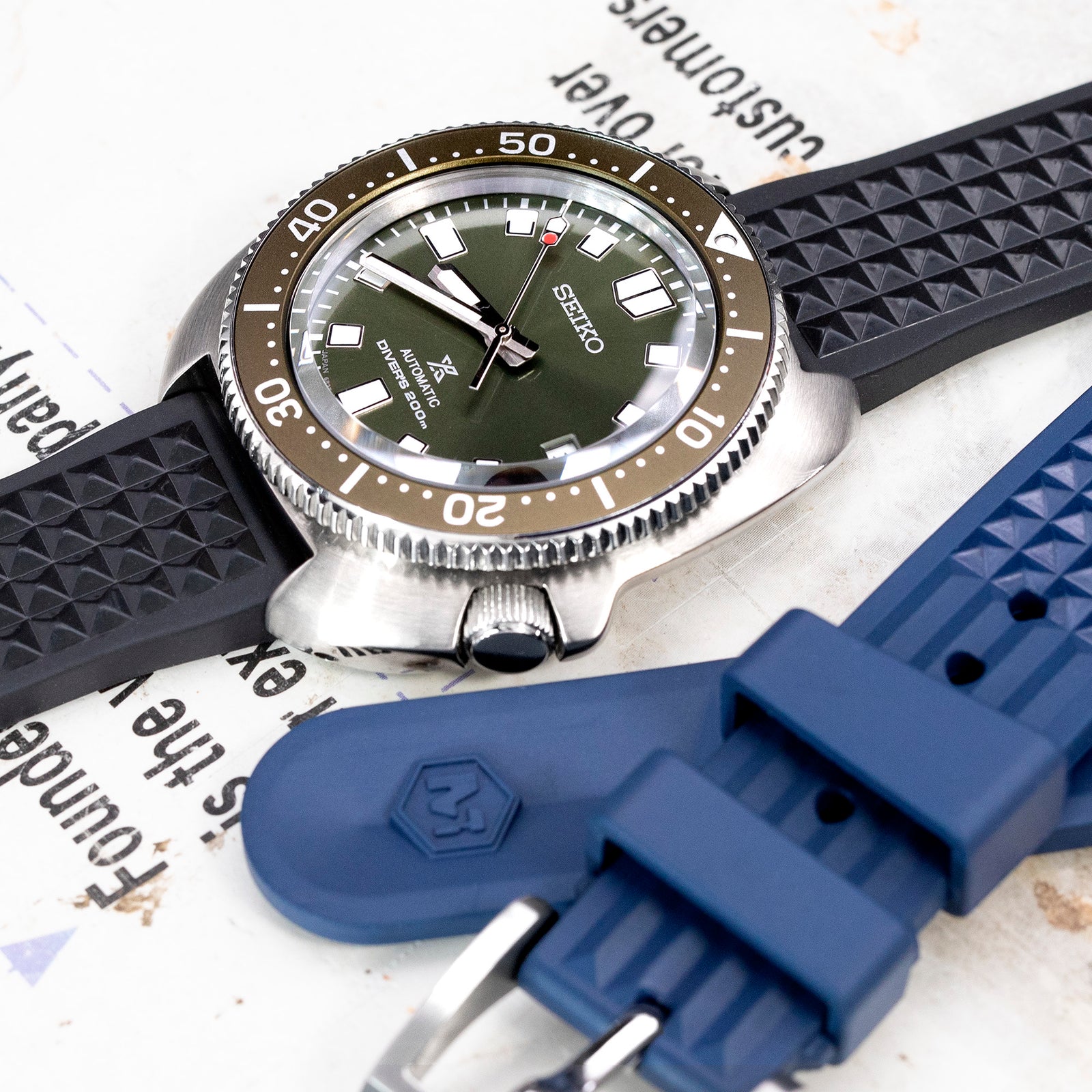 Strapcode’s ‘Chaffle’ Waffle Rubber Strap