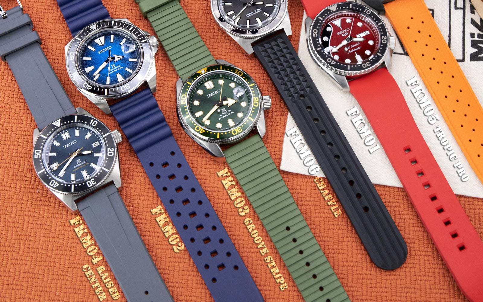 FKM Rubber Watch Straps