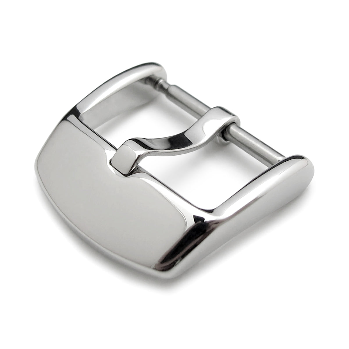 18,20,22,24 mm High Quality 316L Stainless Steel Spring Bar type Streamline Buckle, Polished finish