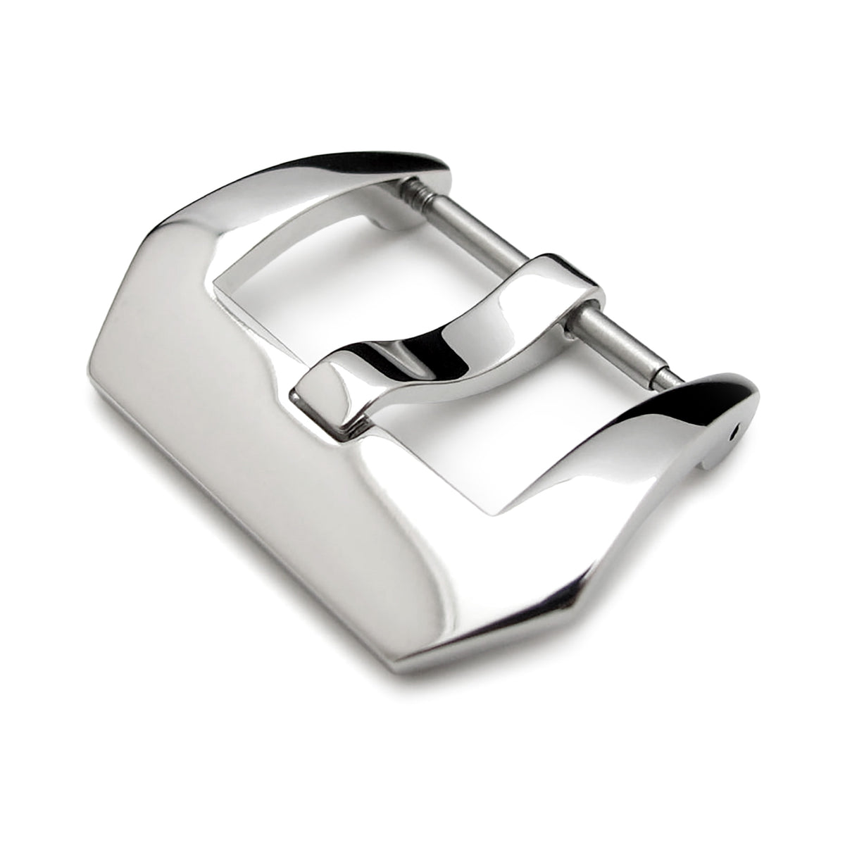 20mm, 22mm High Quality 316L Stainless Steel Spring Bar type Tongue Buckle, Polished finish