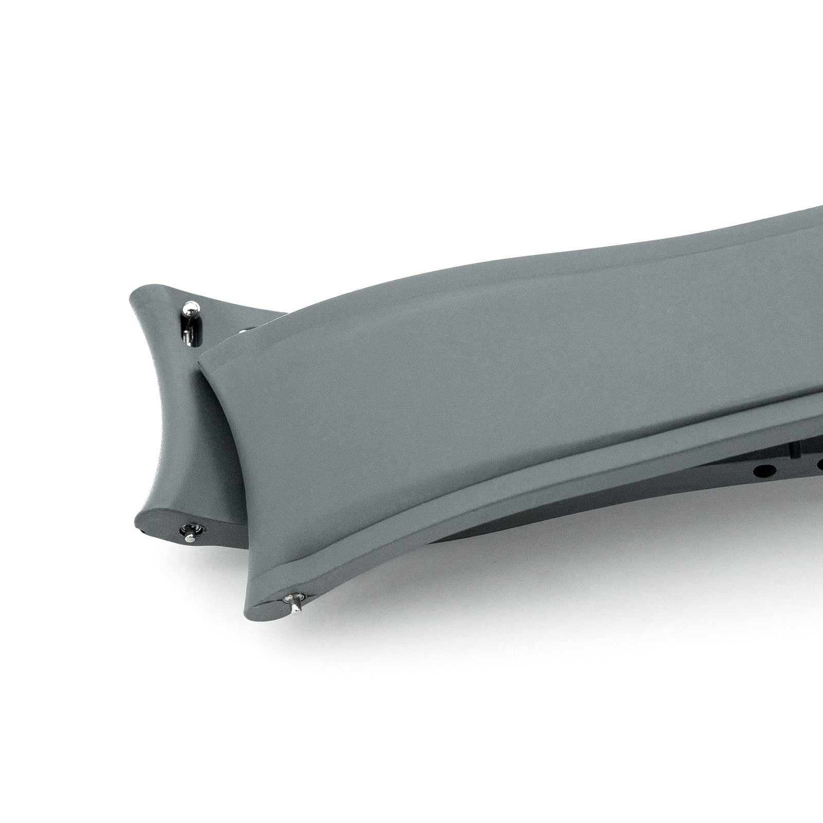 Crafter Blue - CX03 Grey Quick Release Flexi-Curved FKM Rubber Watch Strap Strapcode Watch Bands