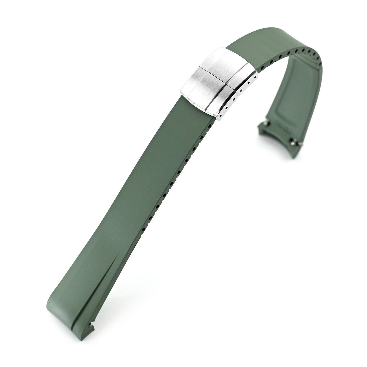 20mm FKM31 Military Green Rubber Quick Release Watch Band for TUD BB58 Strapcode watch bands