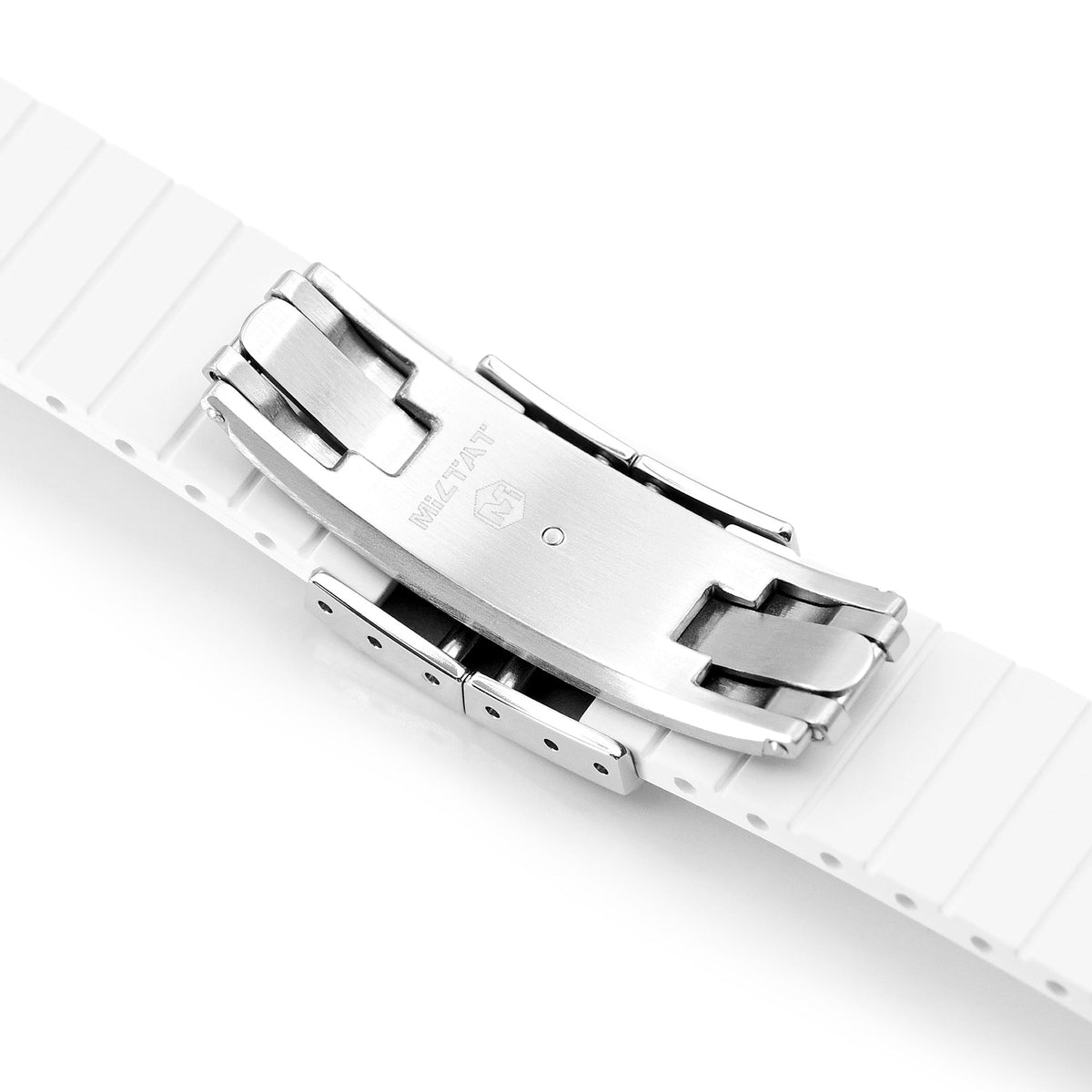 20mm FKM31 Off White Rubber Quick Release Watch Band for TUD BB58 Strapcode watch bands