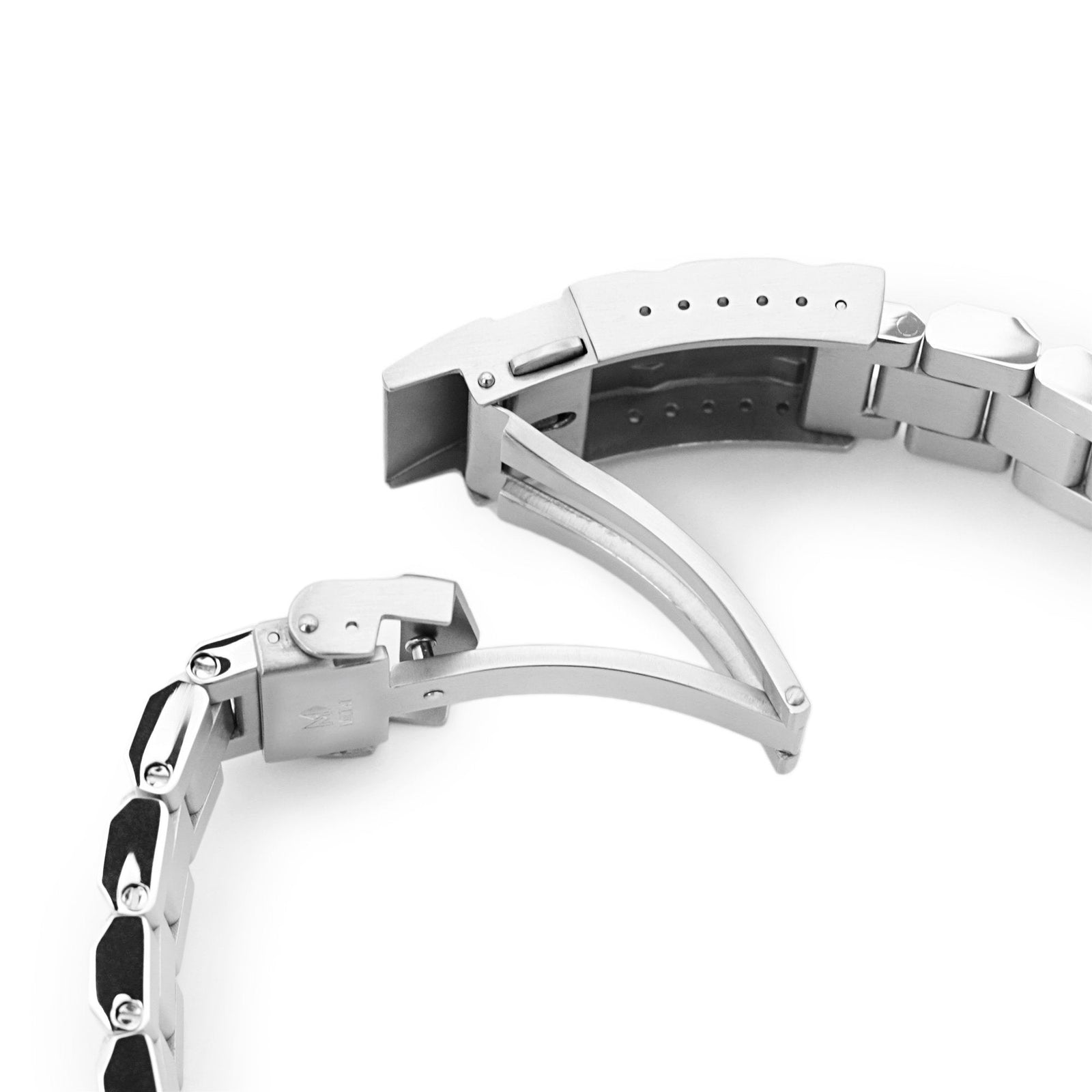 سوار ساعة هيكساد 20 مم لسيكو MM300 بروسبكس مارينماستر SBDX001 SBDX017 SBDX023، ستانلس ستيل مصقول، مشبك غطس SUB