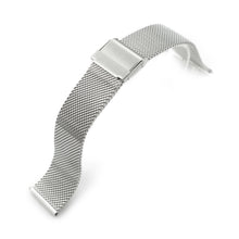 Correa de reloj de malla superfina clásica de liberación rápida, 18mm, 19mm, 20mm o 22mm, pulida