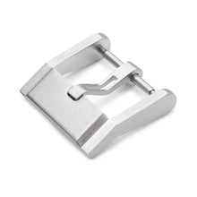 Fibbia Cubic #69 da 18mm o 20mm, ardiglione 5mm per cinturino orologio, finitura spazzolata