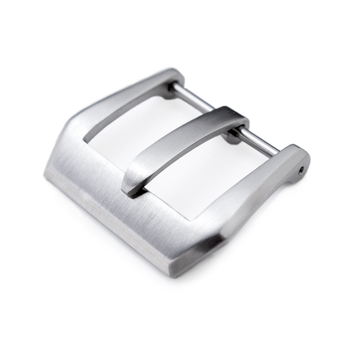 20mm, 22mm or 24mm High Quality 316L Stainless Steel Screw type Bevel PV 4mm Tongue Buckle, Brushed finish