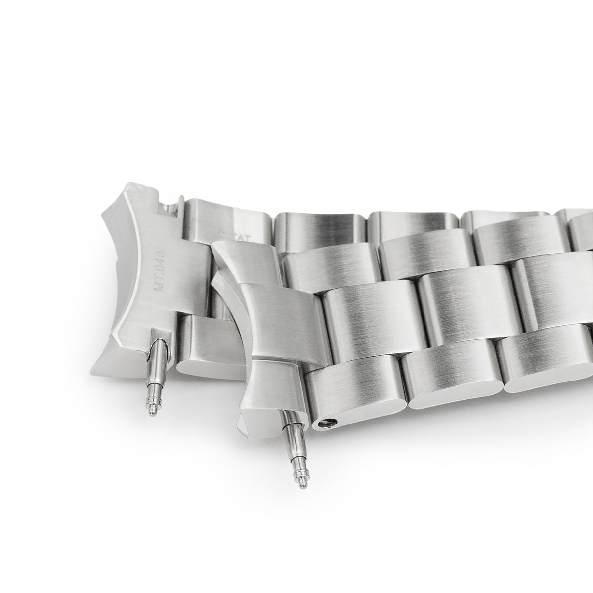 سوار ساعة Super-O Boyer مقاس 20 مم متوافق مع Seiko SKX013، مصنوع من فولاذ 316L المقاوم للصدأ مع قفل مزدوج بزر V-Clasp