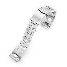 Cinturino Rollball 22mm per Seiko New Turtles SRP777 SRP775 SRPA21 (PADI), Acciaio Inox Spazzolato, Chiusura V Diver