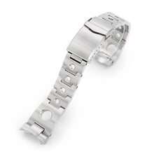 Cinturino Rollball 22mm per Seiko SKX007 SKX009 SKX011, Acciaio Inox Spazzolato, Chiusura V Diver