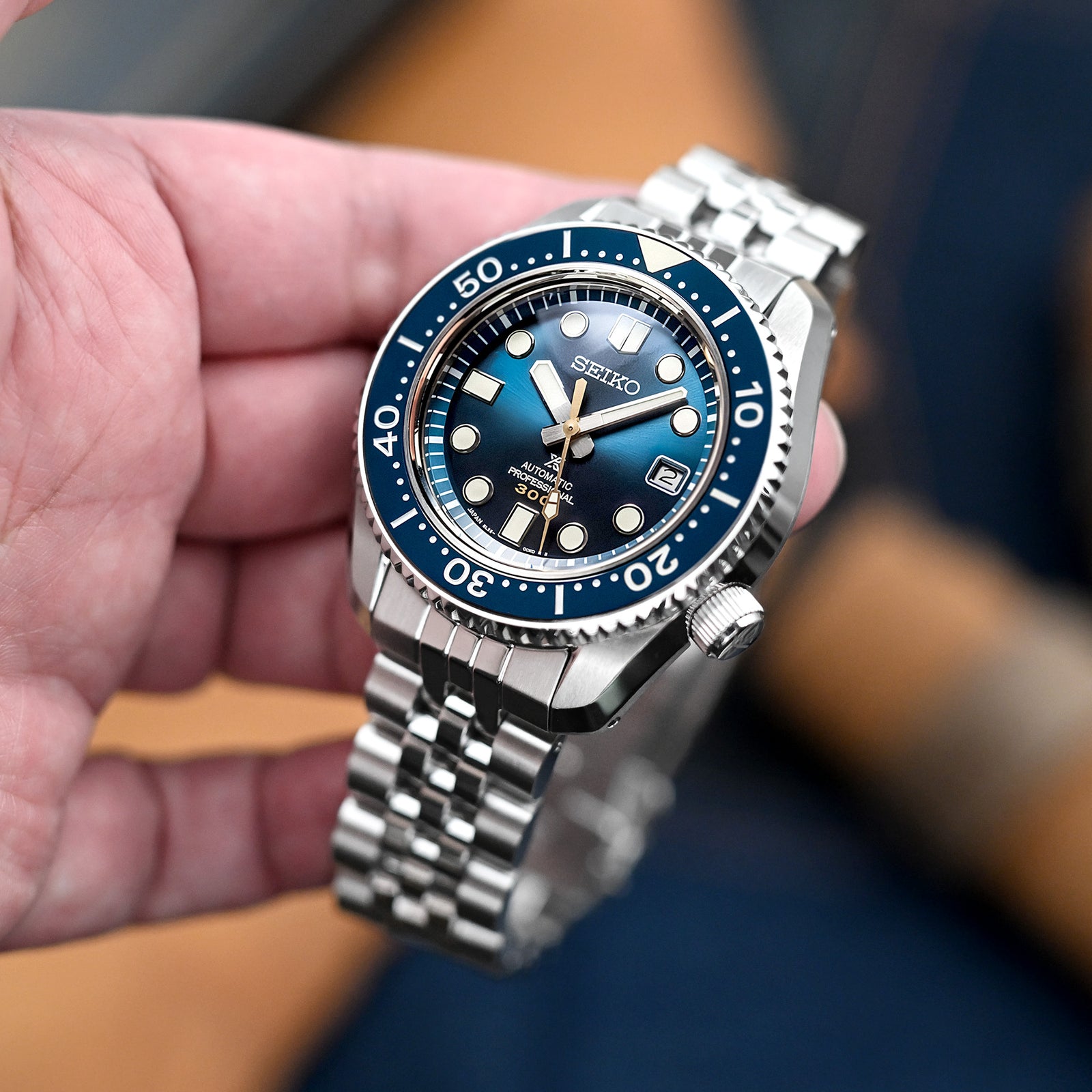 سوار ساعة أنغوس-جي لويس 20 مم لسيكو MM300 بروسبكس مارينماستر SBDX001 SBDX017 SBDX023، ستانلس ستيل - مصقول مع وسط لامع، مشبك V-Diver