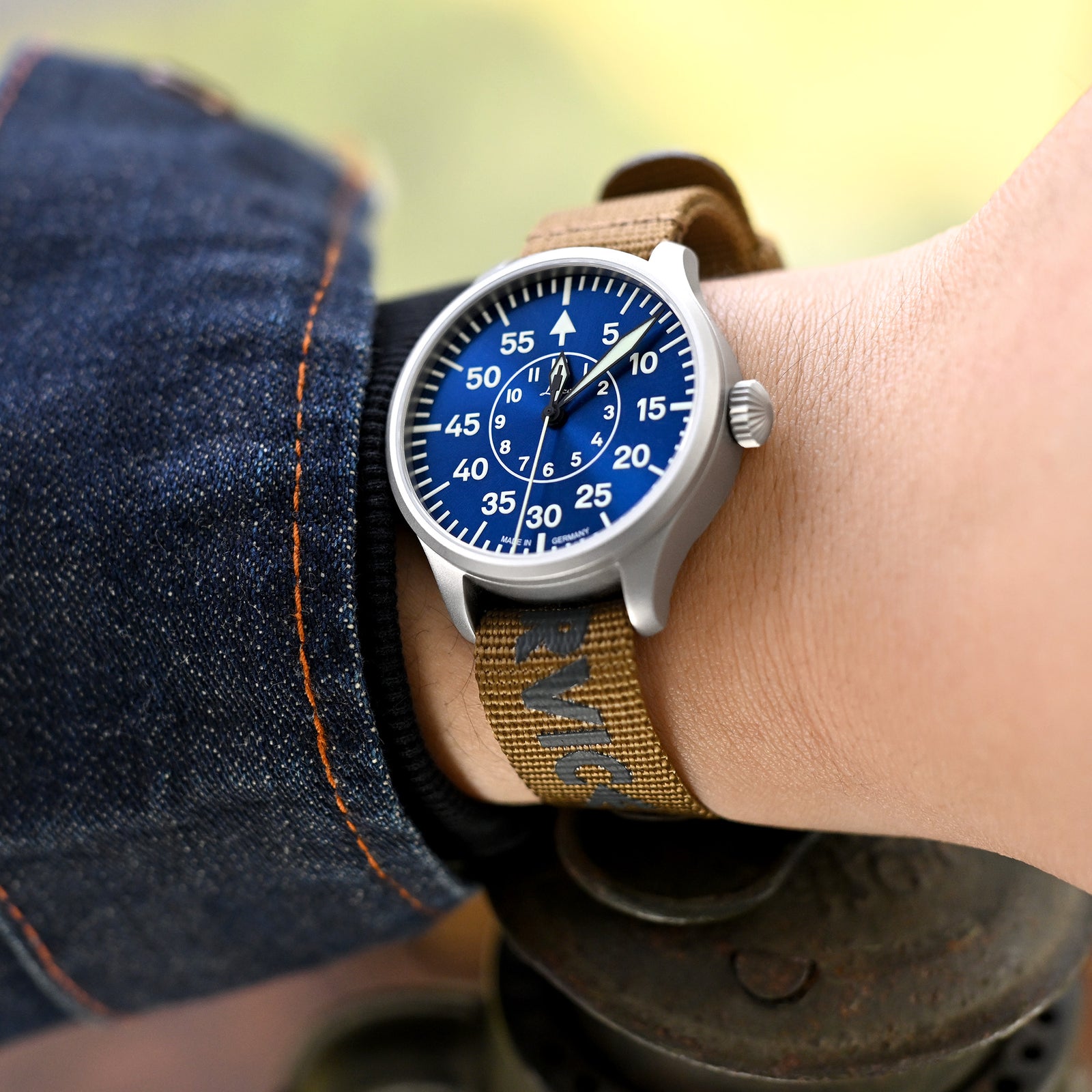 The General Service Strap set of TWO (Khaki & Olive) by HAVESTON Straps