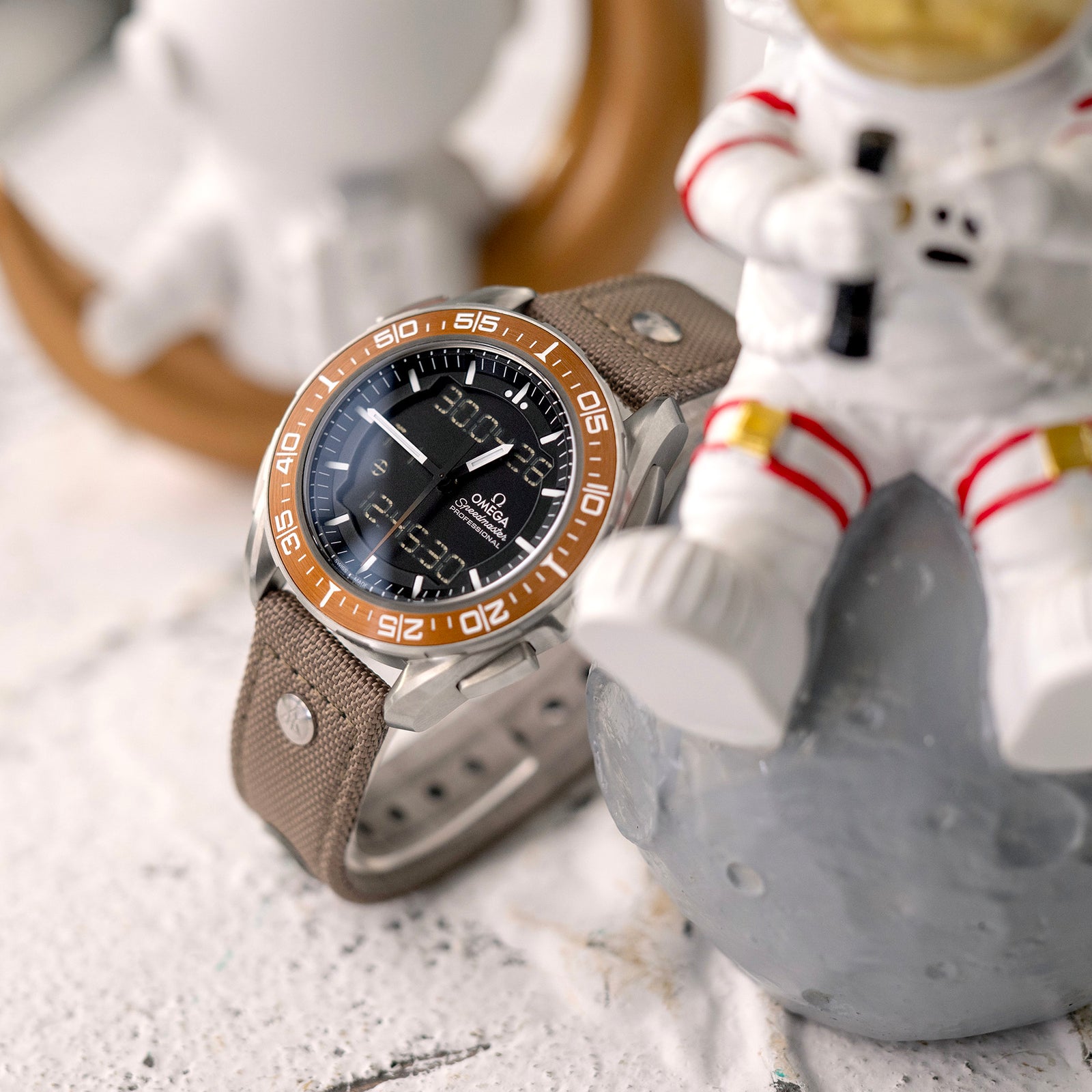 The AAF Sea Grey-637 Strap by HAVESTON Straps Strapcode Watch Bands
