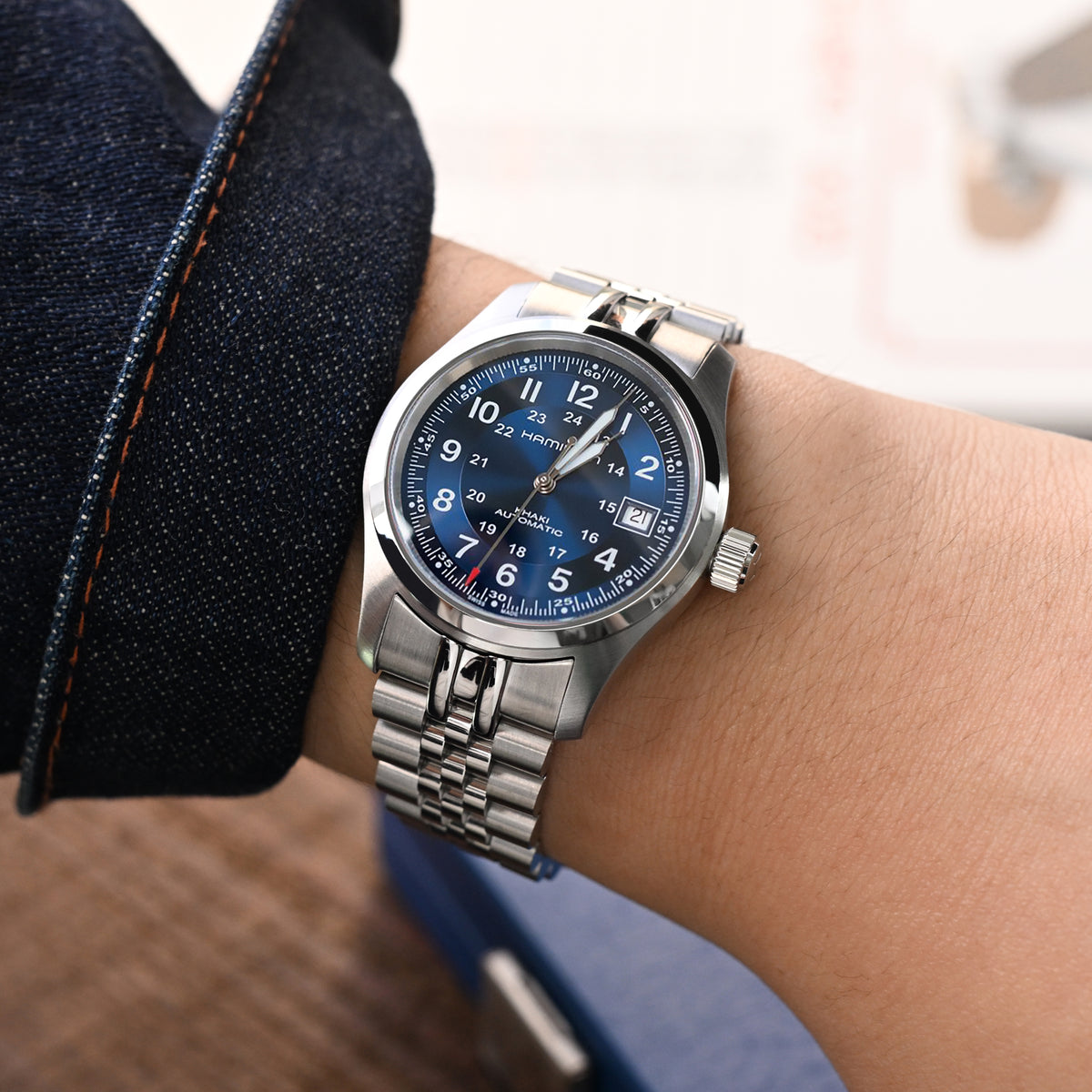 Super-J Louis 20mm Stainless Steel Bracelet for Seiko Alpinist SARB017 SPB155