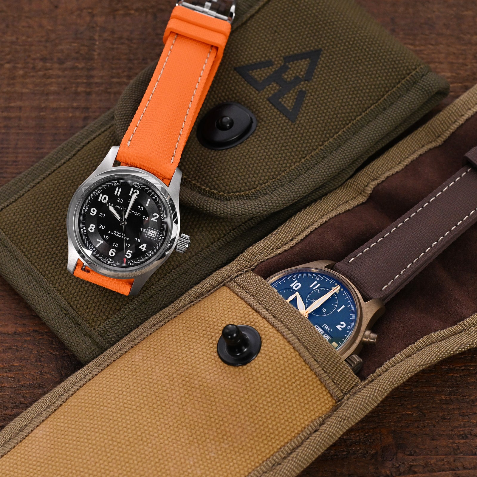 La pochette de rangement pour montre M-1937 Khaki WSP par HAVESTON Straps