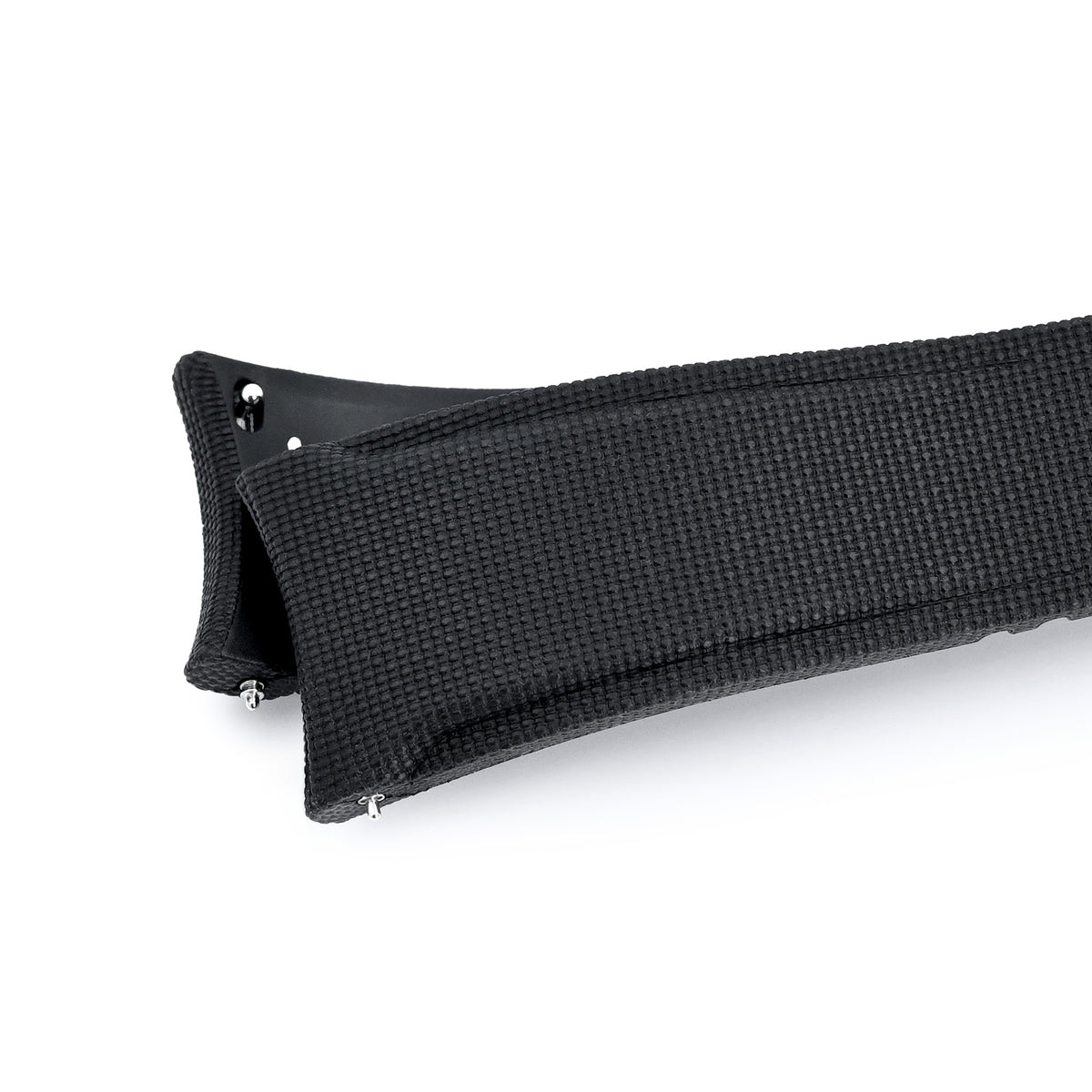 FKM40 Black Quick Release Butterfly Deployment FKM Rubber Watch Band, 20mm to 22mm Strapcode watch bands