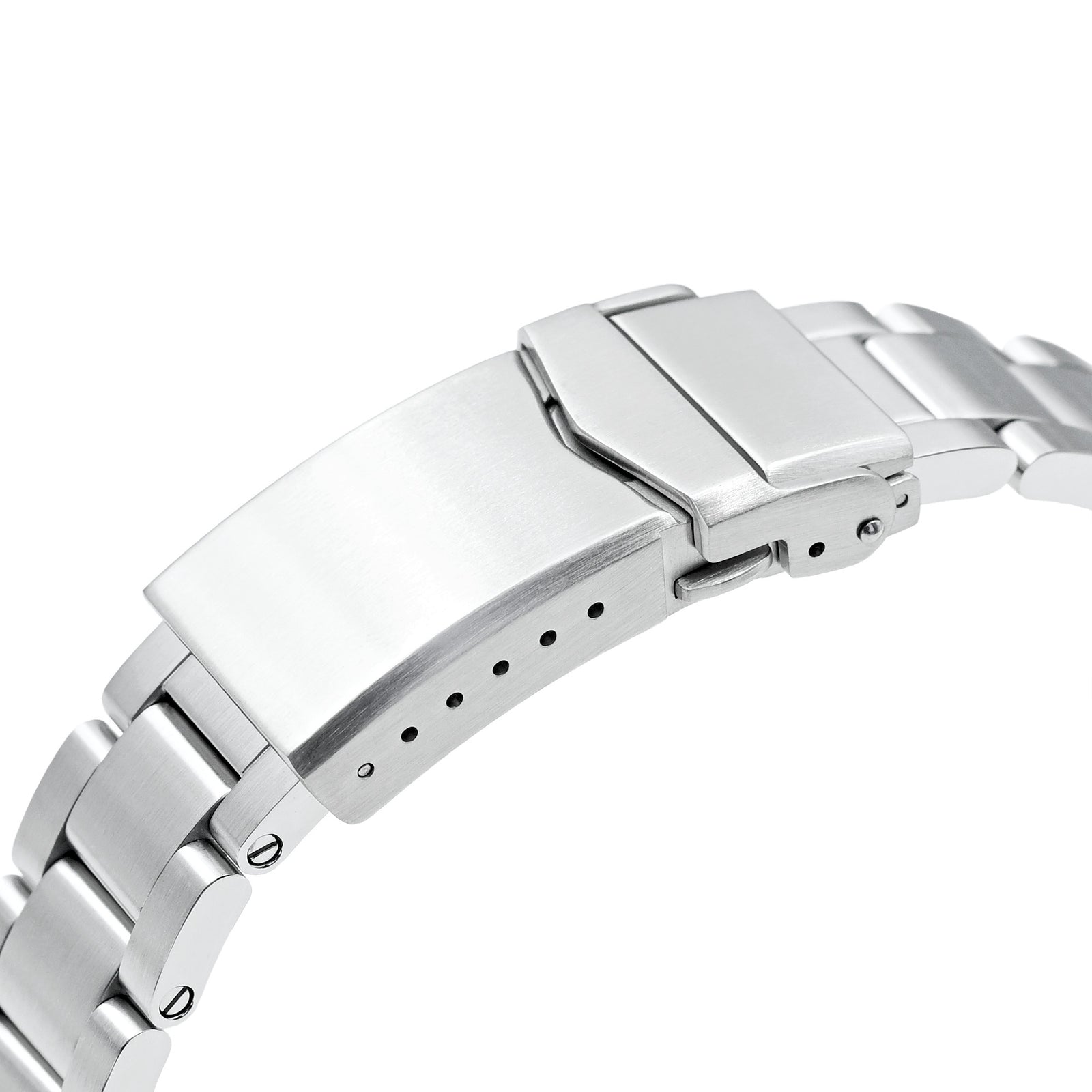 سوار ساعة Super-O Boyer مقاس 20 مم لتودور BB58، من الفولاذ المقاوم للصدأ 316L مع إبزيم V مصقول