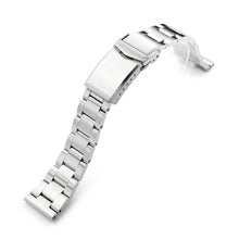 Cinturino Super Boyer 20mm, estremità dritte, acciaio inox 316L satinato, chiusura V