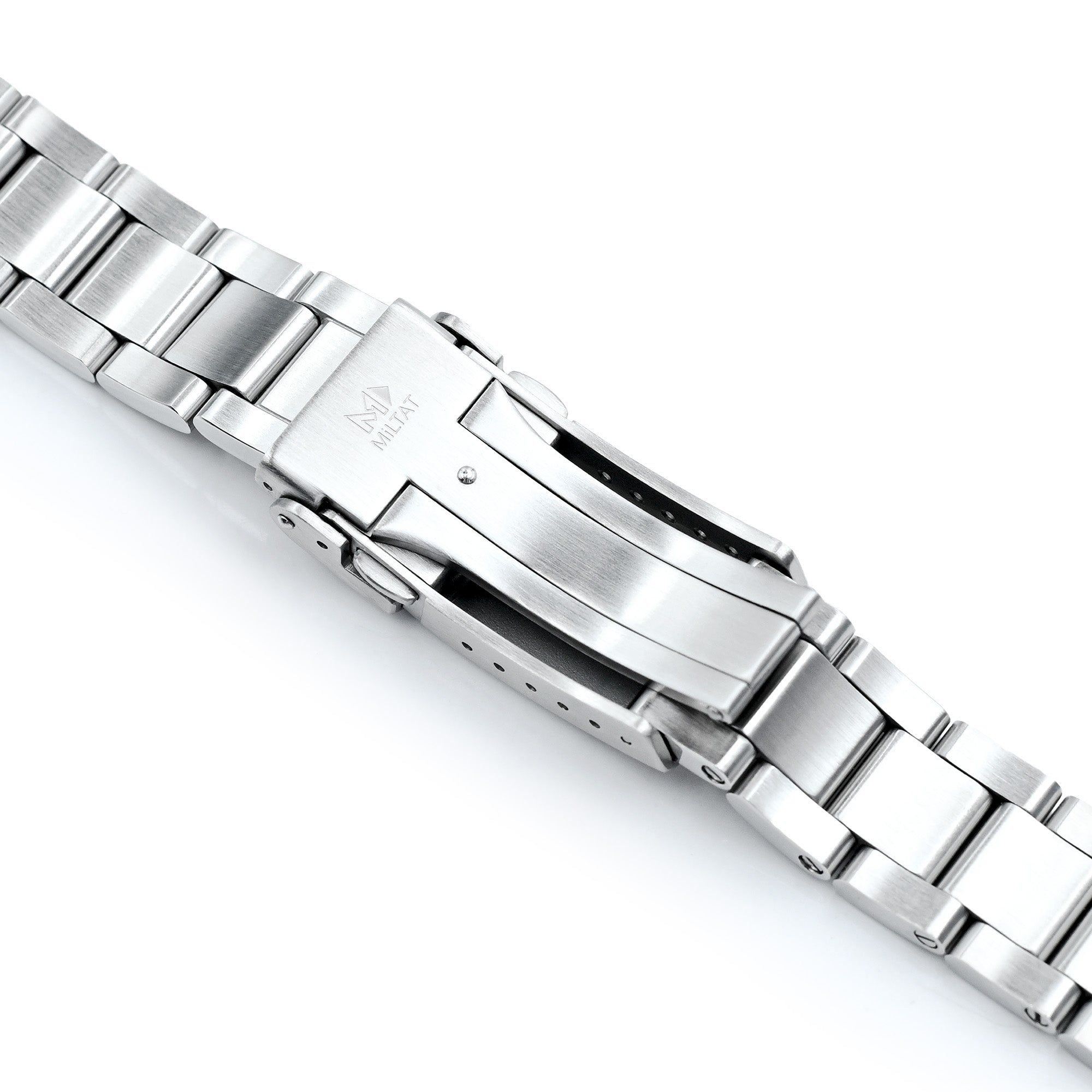 سوار ساعة Super-O Boyer مقاس 20 مم لساعات Seiko Prospex Speedtimer SSC813 SSC815 SSC817، من الستانلس ستيل المصقول، مع مشبك V Diver