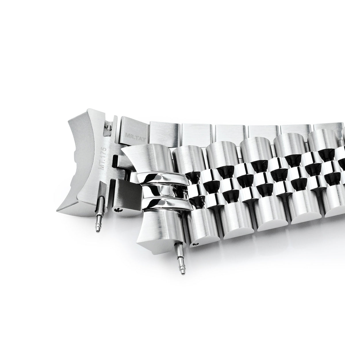 20mm Super-JUB II for Orient Mako 40 Baton Diver Clasp Brushed Strapcode Watch Bands