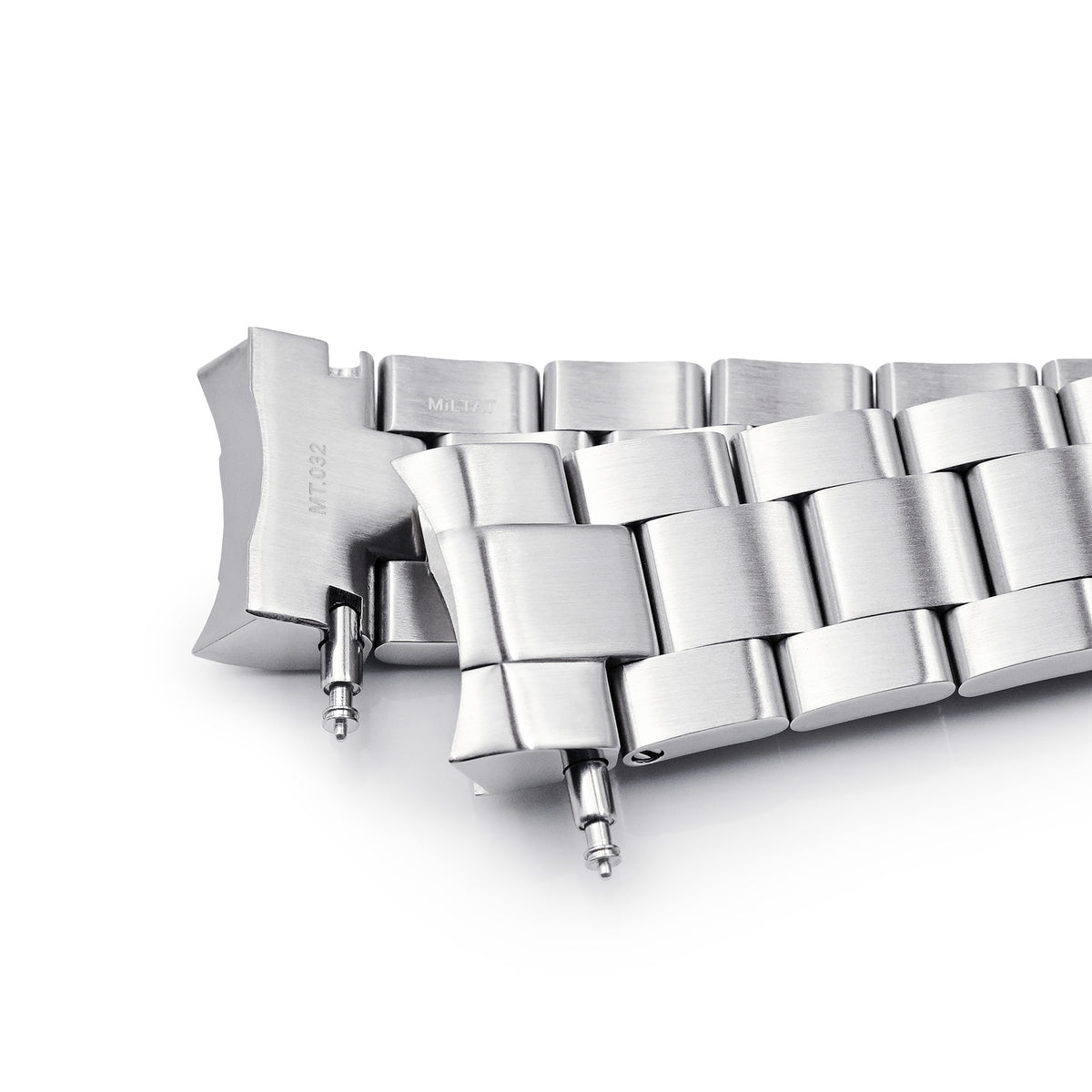 سوار ساعة Super-O Boyer مقاس 20 مم لساعات Seiko Sumo SBDC001 SBDC031 SBDC081، ستانلس ستيل مصقول، مشبك غطس