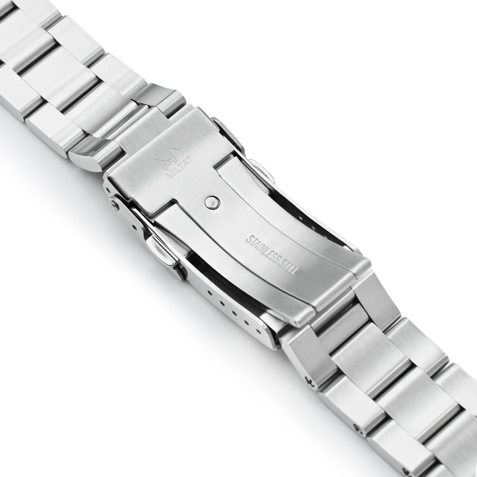 20mm Super-O Boyer for Orient Mako 40 Baton Diver Clasp Brushed Strapcode Watch Bands