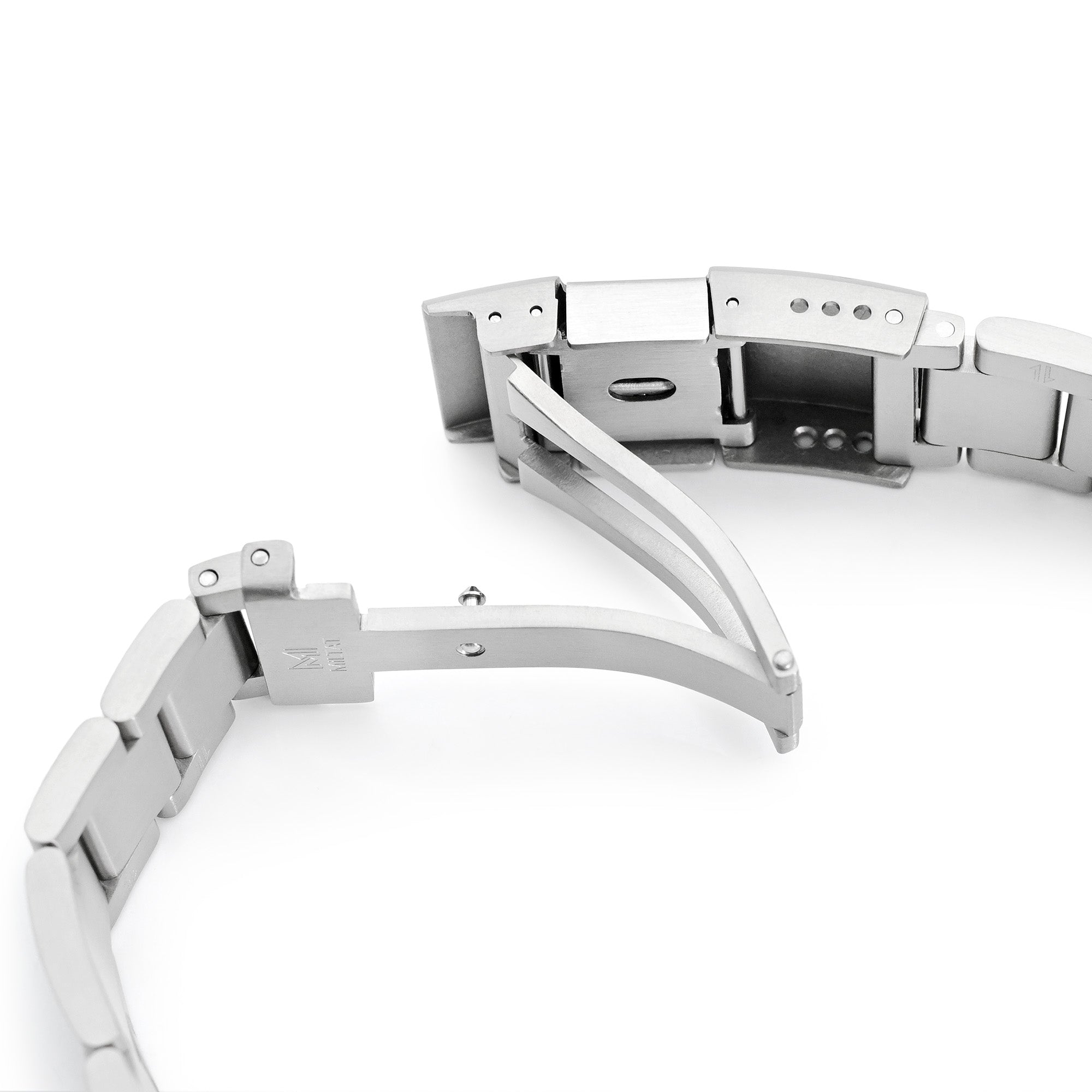 20mm Vintage-O Boyer (Pull-Twist) QR Straight End Brushed Strapcode watch bands