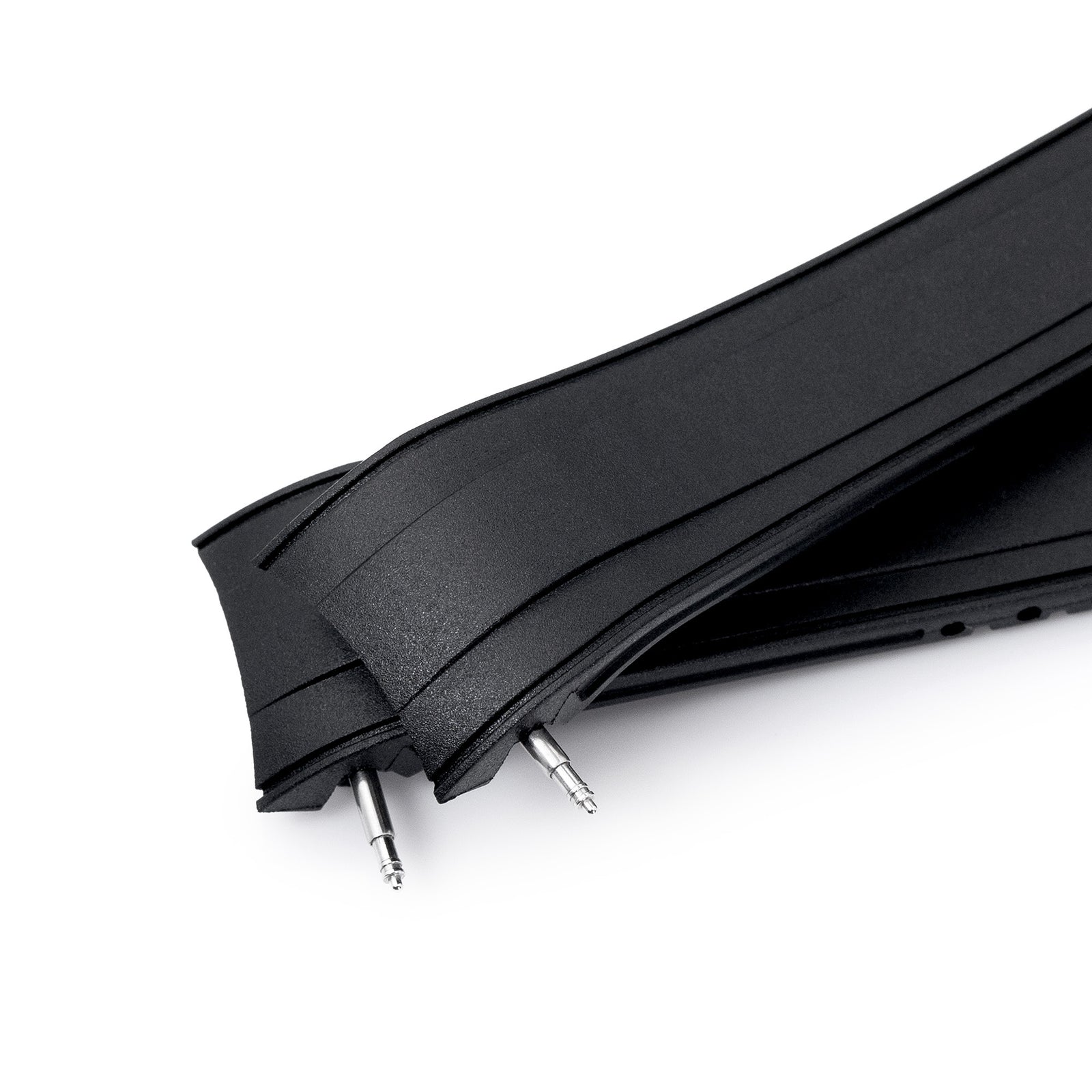 StrapXPro - SX2B Rubber Strap for New Seiko 5 Sports 38mm SRPK29 Series, Black Strapcode watch bands