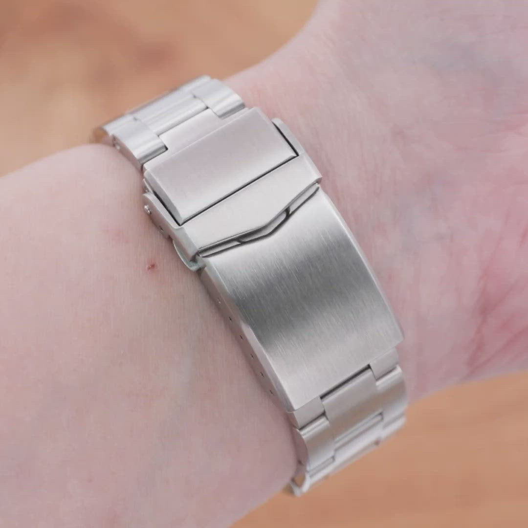 Super-O Boyer 20mm Stainless Steel Bracelet for Seiko Alpinist SARB017 SPB155