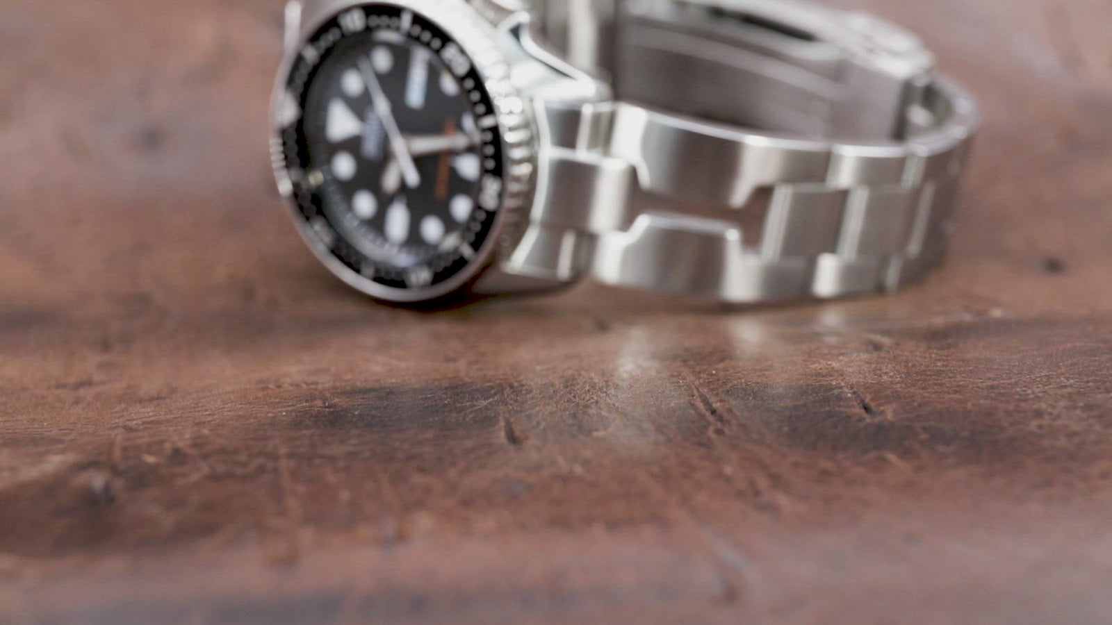 سوار ساعة شفرة حلاقة عتيق 20 مم متوافق مع Seiko SKX013، فولاذ مقاوم للصدأ 316L مع مشبك V مصقول