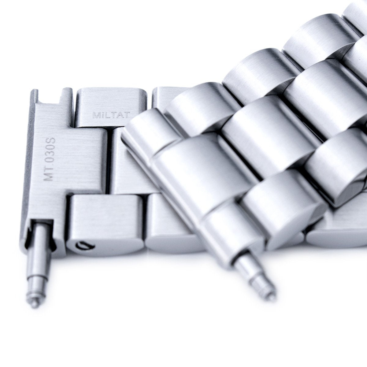 20mm Endmill Solid 316L Stainless Steel Watch Bracelet Straight End Strapcode Watch Bands