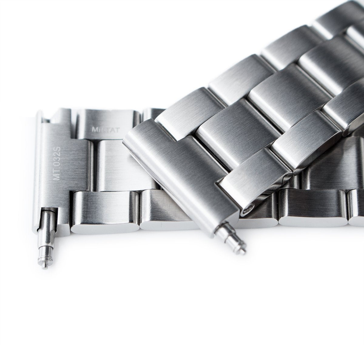 20mm Super-O Boyer 316L Stainless Steel Watch Bracelet Straight End Brushed Strapcode Watch Bands