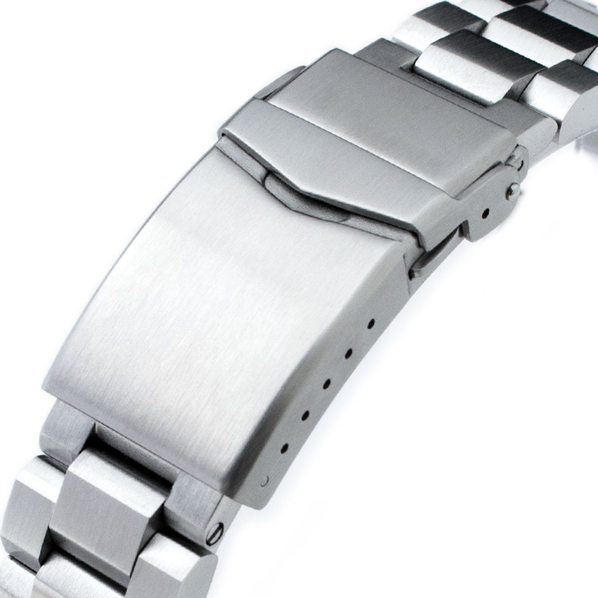20mm Hexad 316L Stainless Steel Watch Band for Seiko Sumo SBDC001 V-Clasp Button Double Lock Strapcode Watch Bands