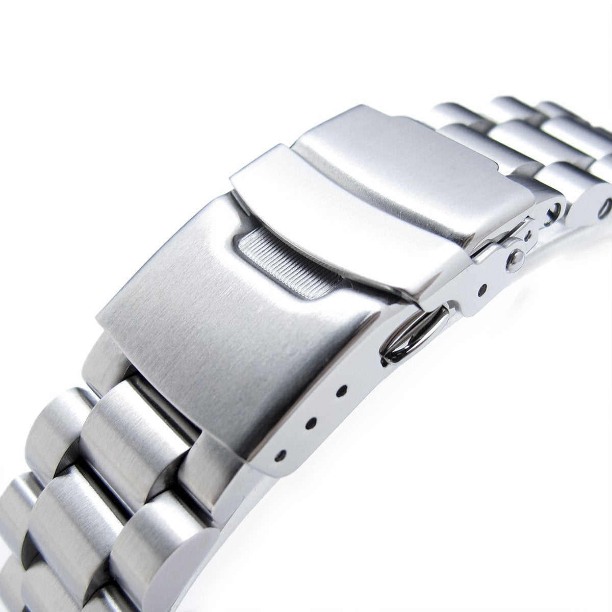 22mm Solid 316L Stainless Steel Endmill Metal Watch Bracelet Straight End Strapcode Watch Bands