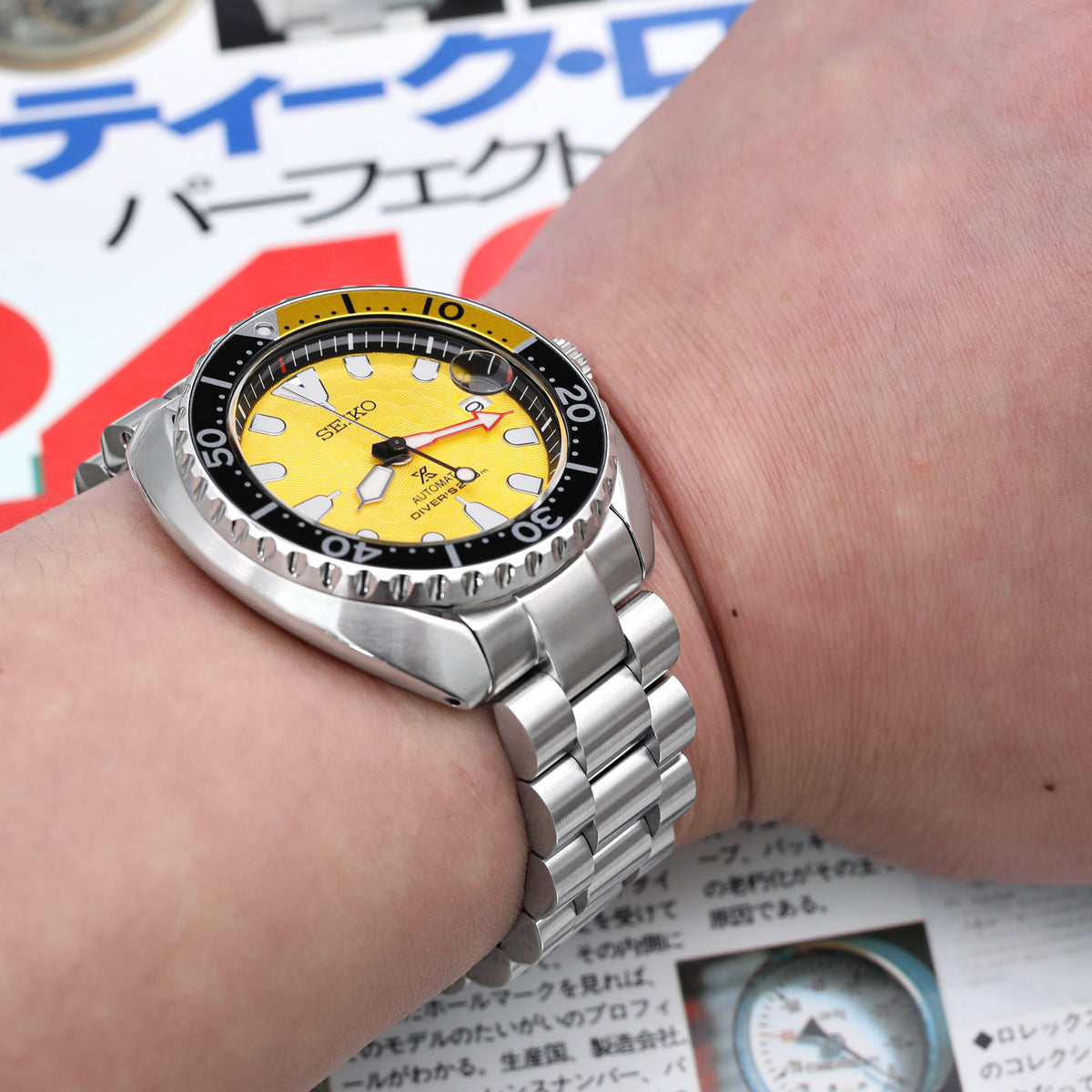 Seiko Mini-Turtle Prospex Automatic Dive Watch SPRC41K1 (PADI Edition) Pepsi Bezel