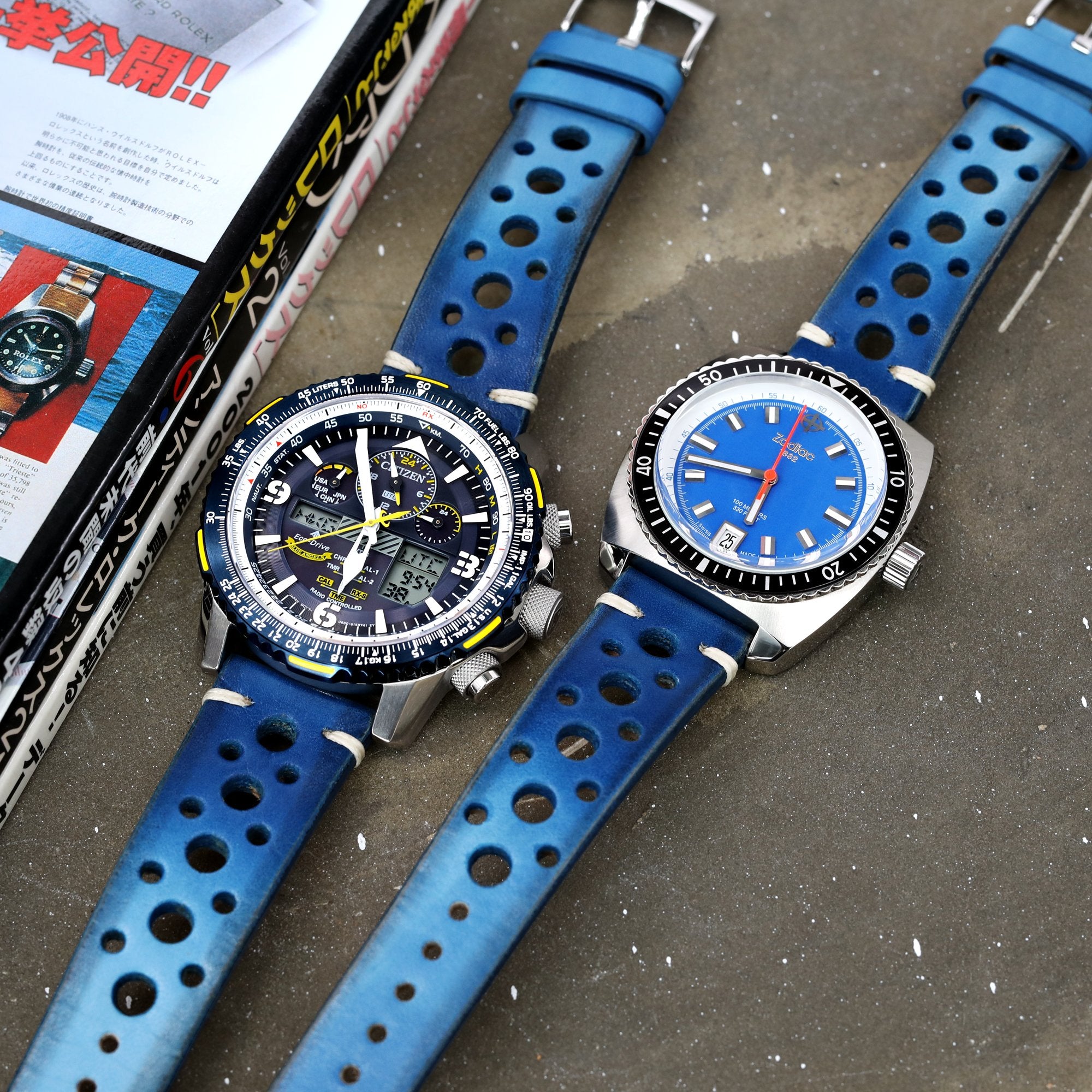 Citizen Eco-Drive Promaster JY8078-01L Blue Angels Skyhawk Strapcode Watch Bands