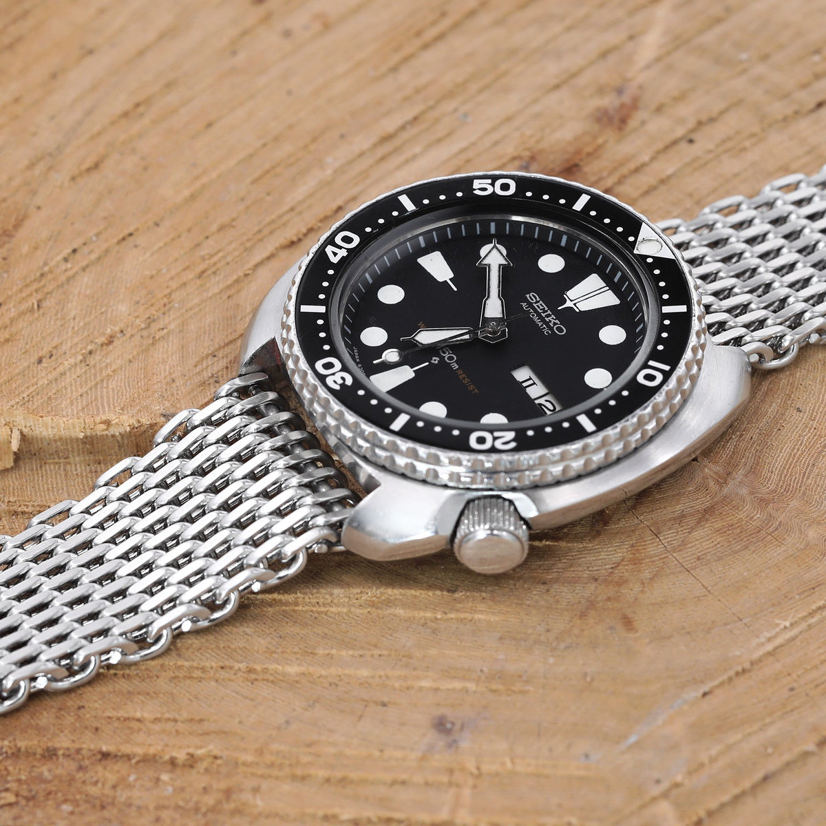 Vintage Seiko Divers Turtle 6309-7040 Day Date Watch Strapcode Watch Bands