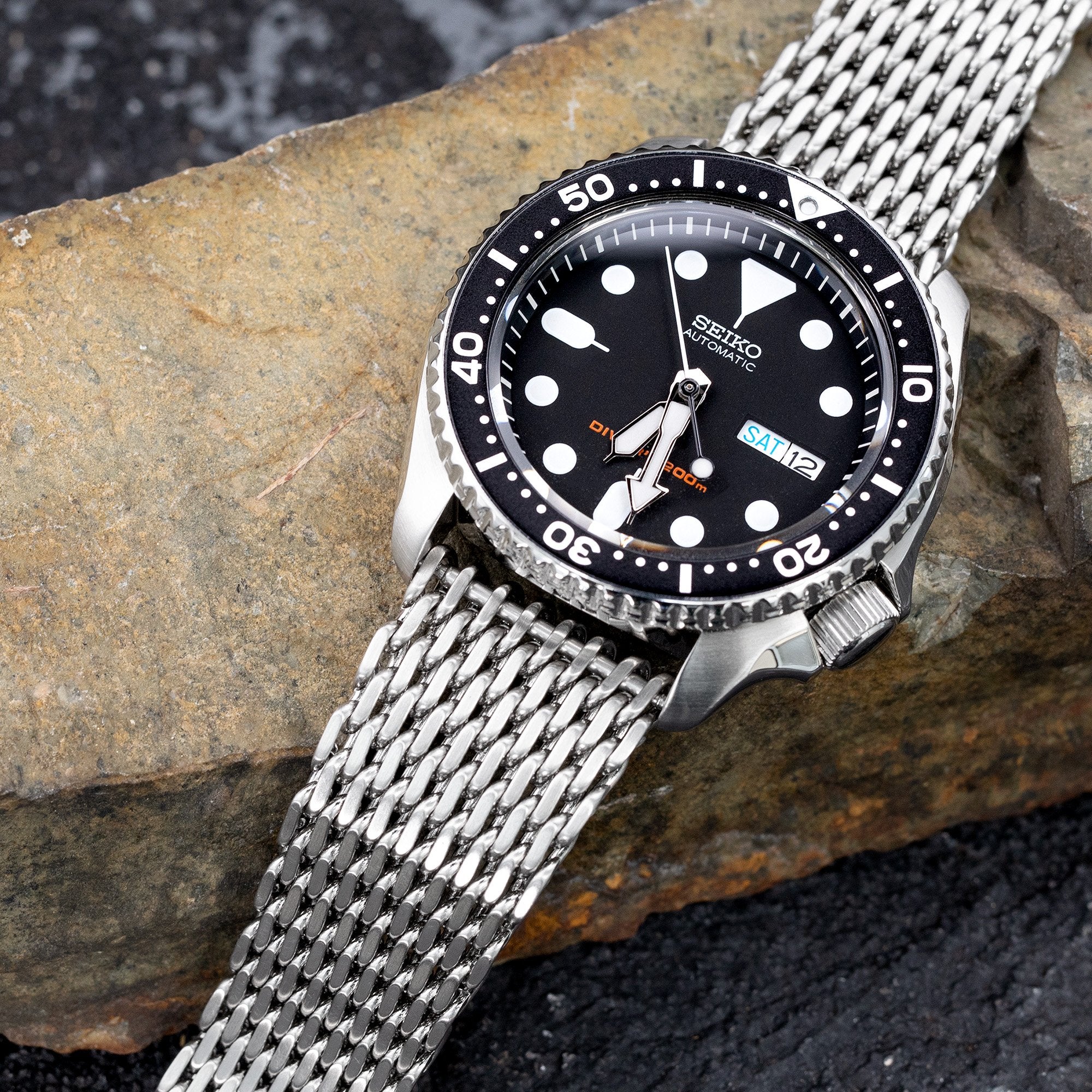 Seiko SKX007 Diver's 200m Automatic Watch Strapcode Watch Bands