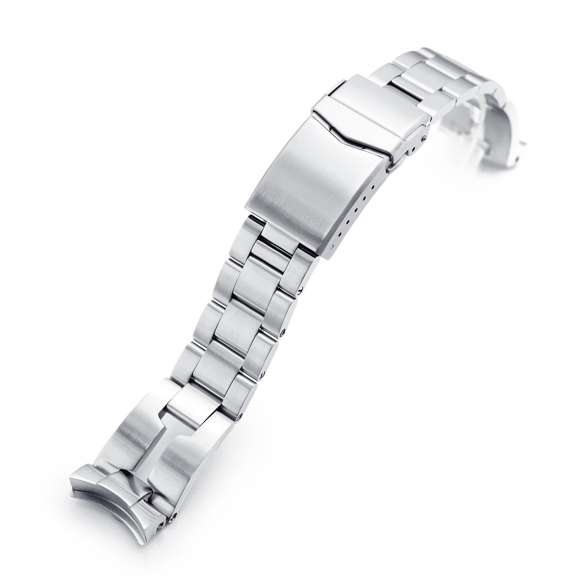 20mm Retro Shaver Blade 316L Stainless Steel Watch Bracelet for Seiko SKX013 Brushed V-Clasp Strapcode Watch Bands