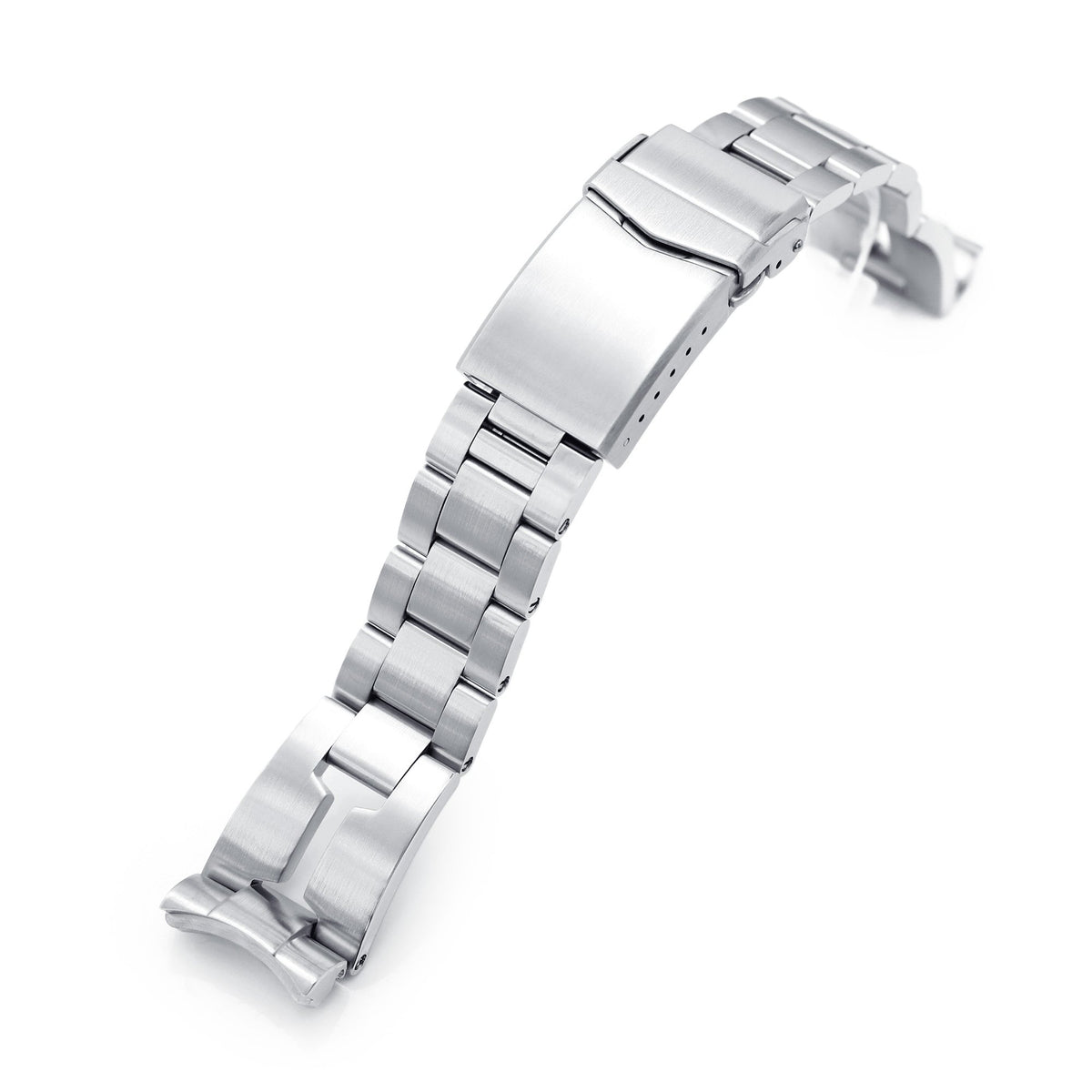 20mm Retro Razor 316L Stainless Steel Watch Bracelet for Seiko Mini Turtles SRPC35 Brushed V-Clasp Strapcode Watch Bands