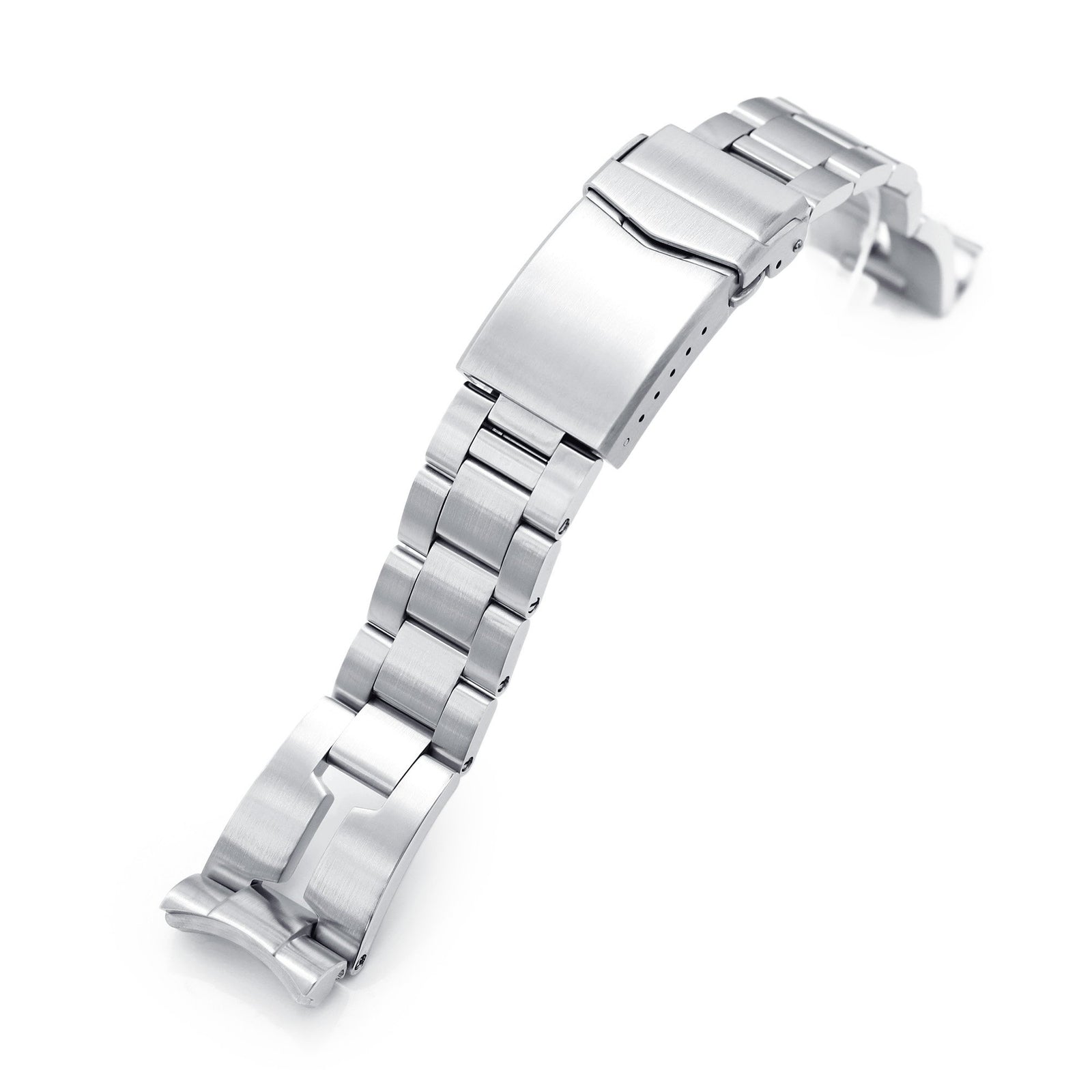 20mm Retro Shaver Blade 316L Stainless Steel Watch Bracelet for Seiko Mini Turtles SRPC35 Brushed V-Clasp Strapcode Watch Bands