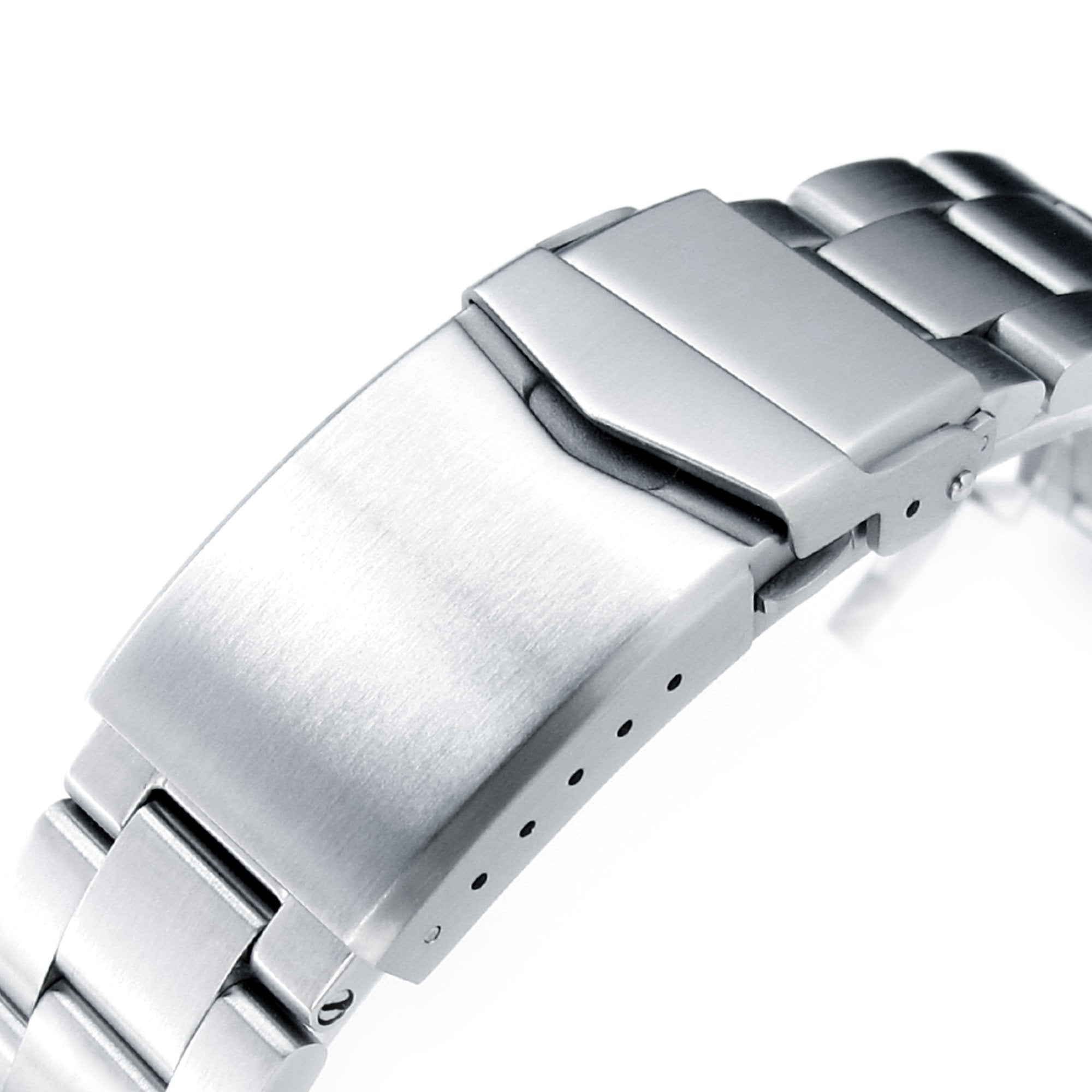 20mm Retro Razor 316L Stainless Steel Watch Bracelet for TUD BB58 Brushed V-Clasp Strapcode Watch Bands