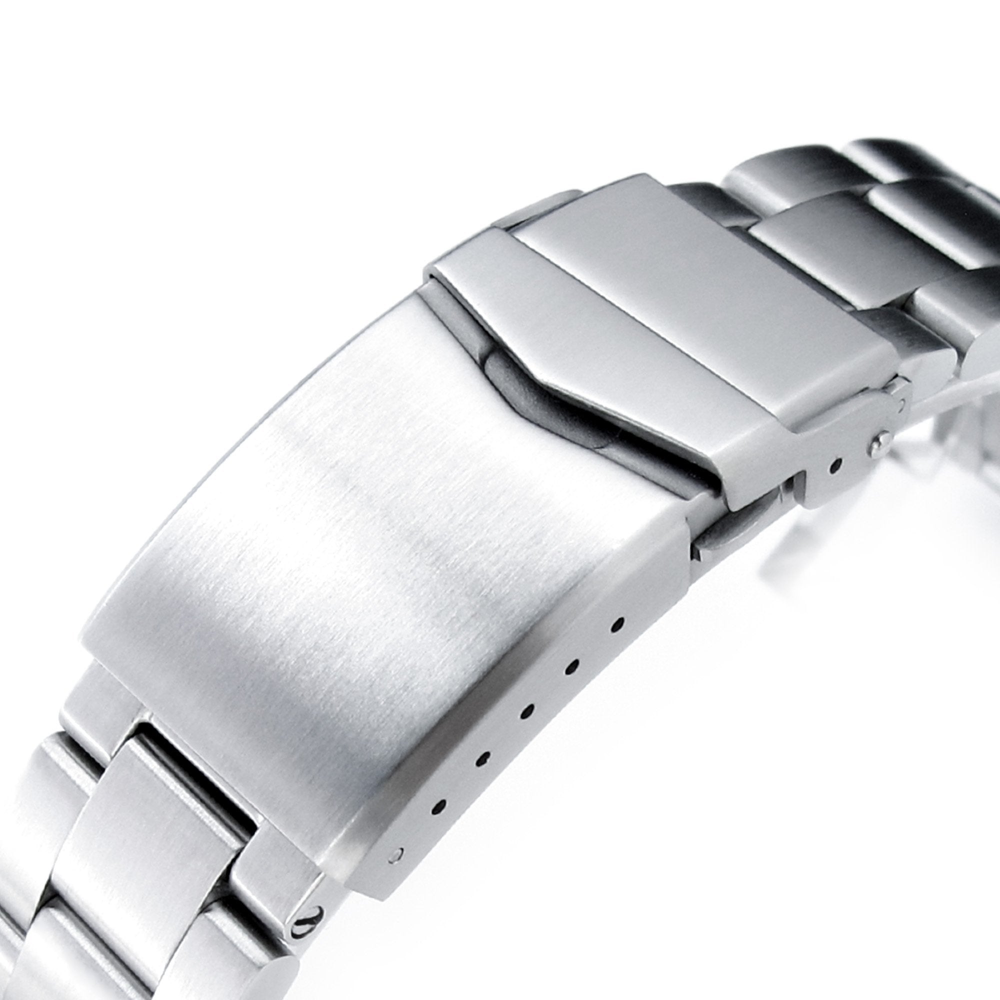22mm Retro Shaver Blade 316L Stainless Steel Watch Bracelet for Seiko 6309-7040 Brushed V-Clasp Strapcode Watch Bands