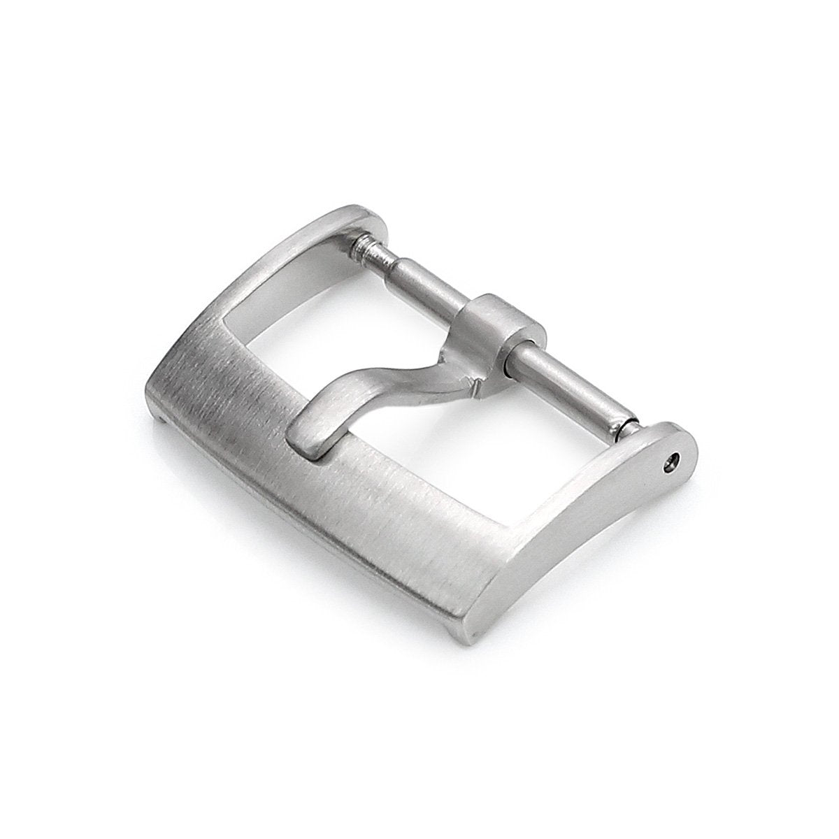 16mm 18mm Solid 316L Stainless Steel Classic 2mm-Tongue Buckle Brushed Strapcode Buckles