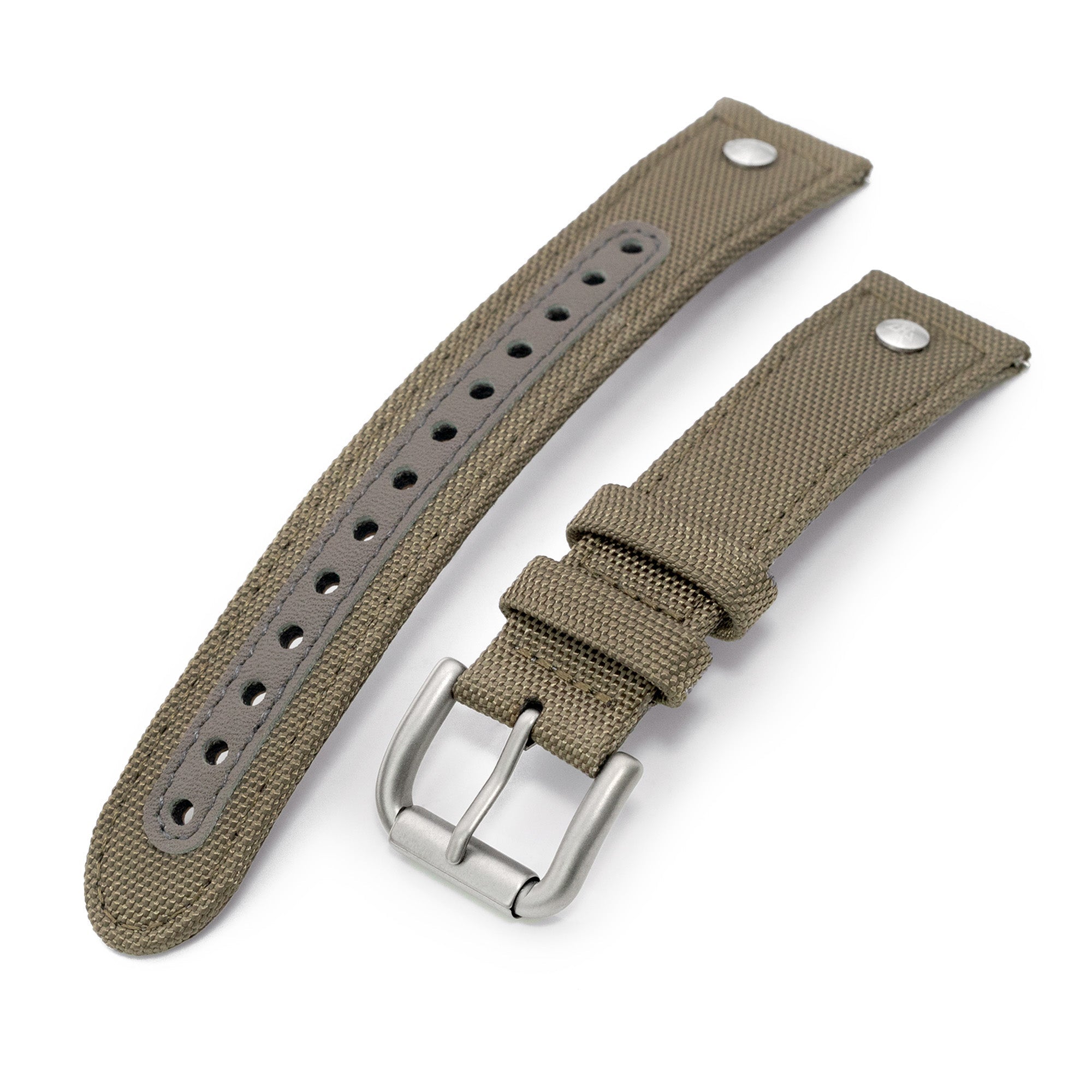 The AAF Sea Grey-637 Strap by HAVESTON Straps Strapcode Watch Bands