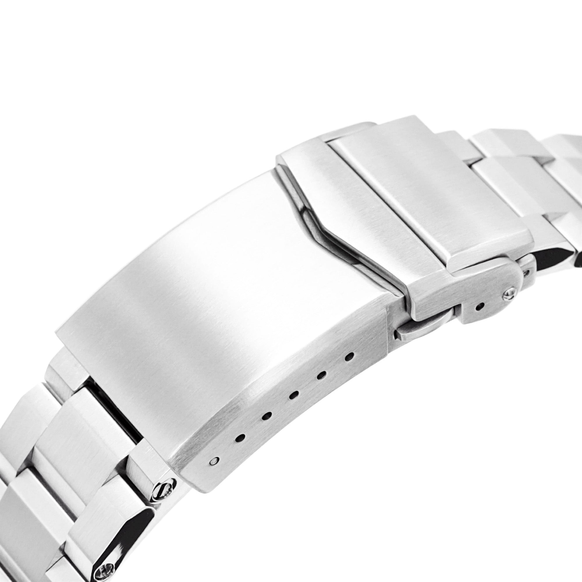 19mm Hexad III Watch Band for Grand Seiko 44GS SBGJ235, 316L Stainless Steel Brushed V-Clasp Strapcode Watch Bands
