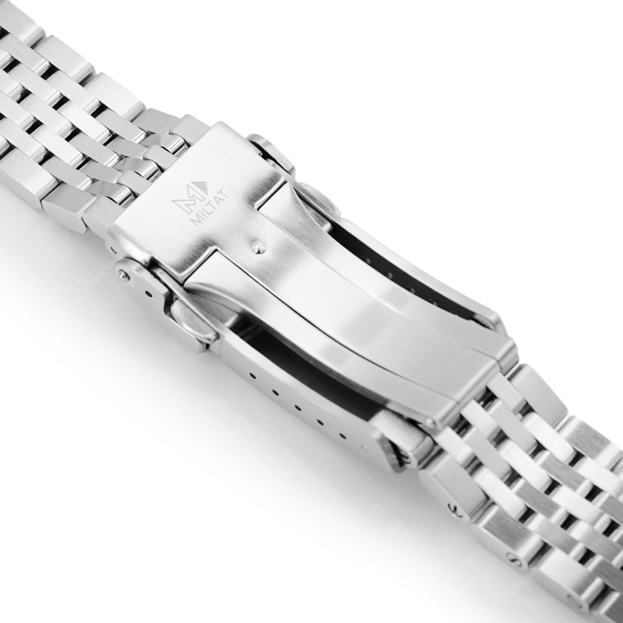20mm Asteroid Watch Band for Seiko SPB143 63Mas 40.5mm, 316L Stainless Steel Brushed and Polished V-Clasp Strapcode Watch Bands
