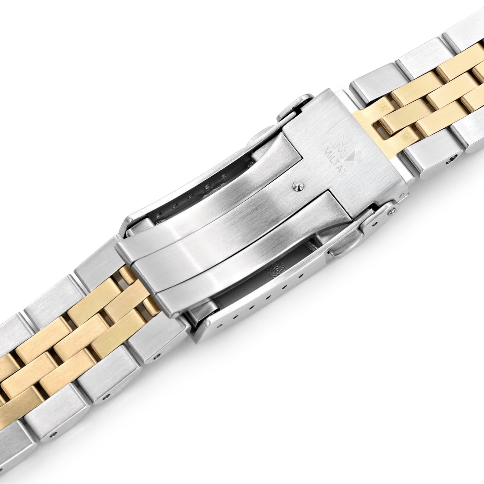 Angus-J Louis 20mm Two-Tone Stainless Steel Bracelet for Seiko Alpinist SARB017 SPB155