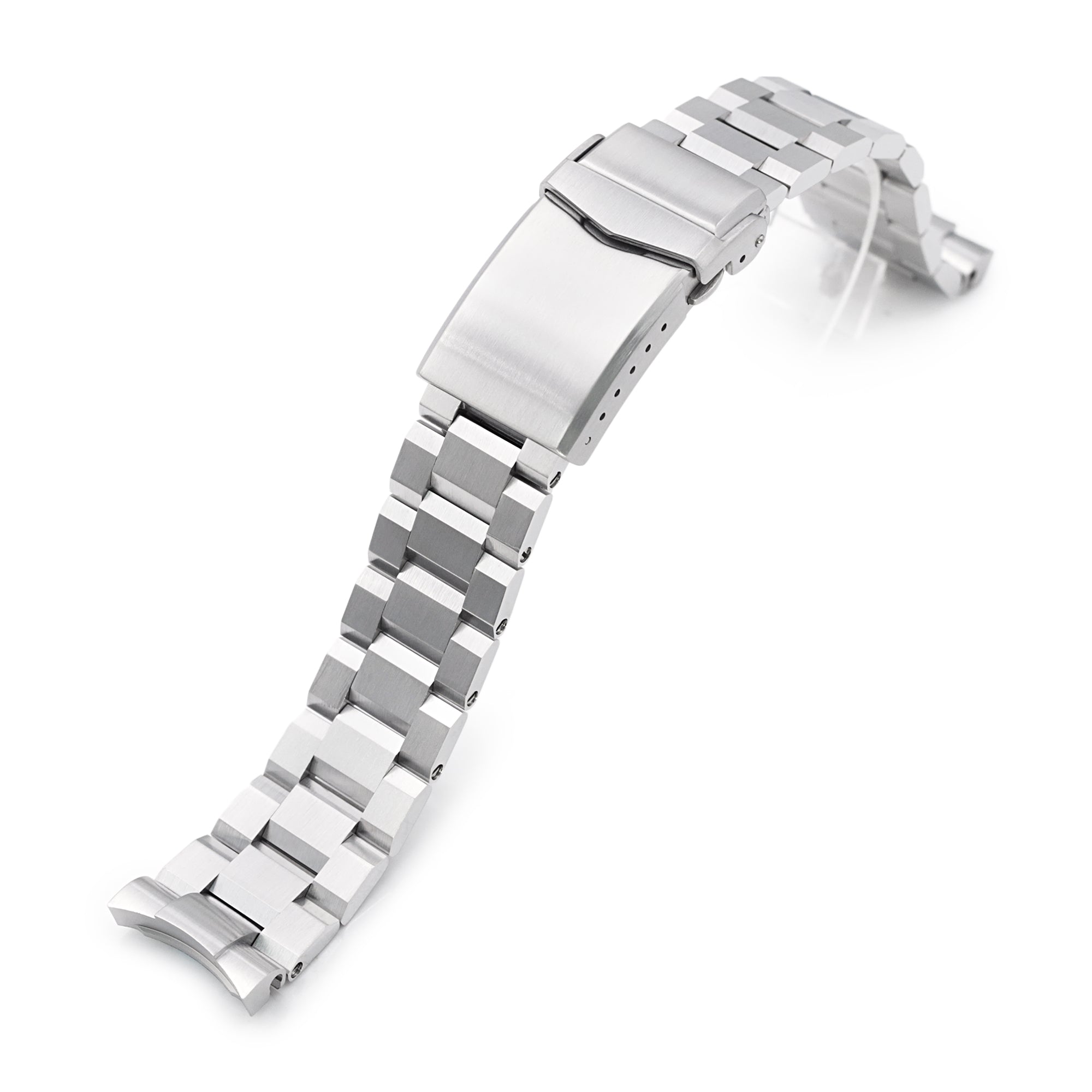20mm Hexad III Watch Band for Omega Seamaster 42mm, 316L Stainless Steel Brushed V-Clasp Strapcode Watch Bands